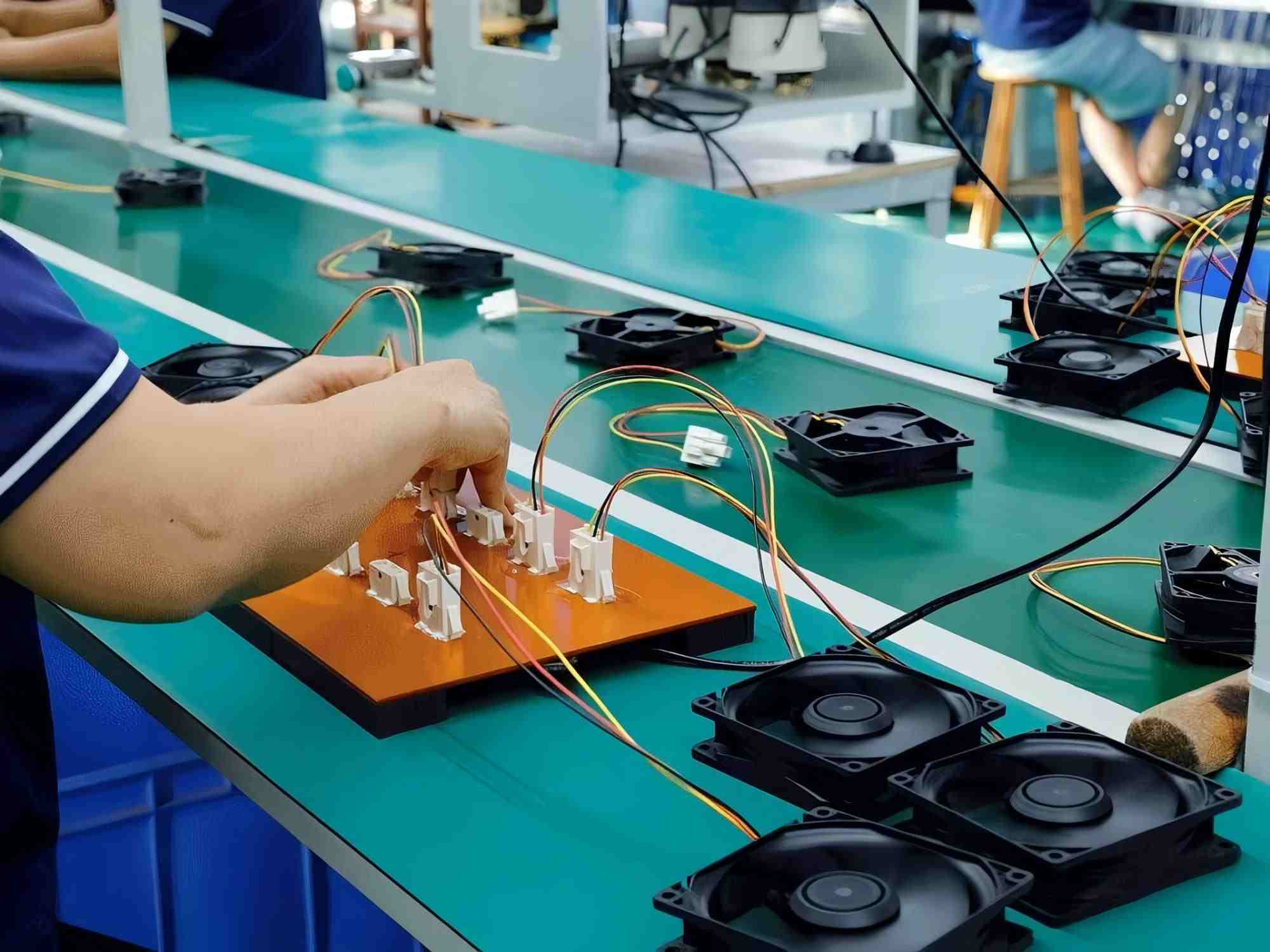 Линия по производству вентиляторов